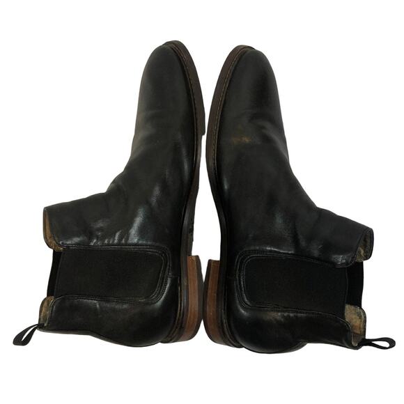 Aston Grey PAGLIAGA Chelsea boots in black size 11.5 - Picture 3 of 12